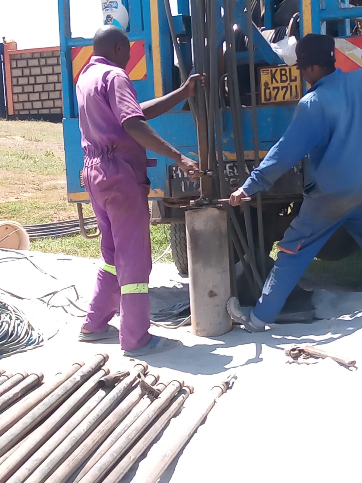 Chumvi borehole infrastructure Laikipia