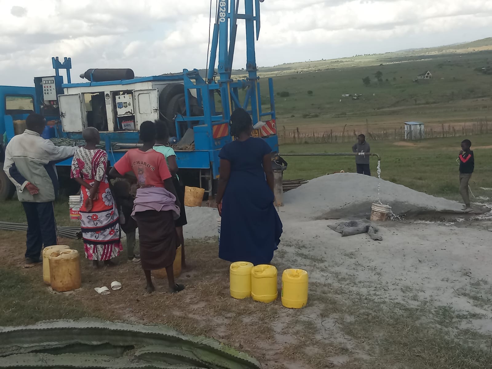 Chumvi project site community borehole