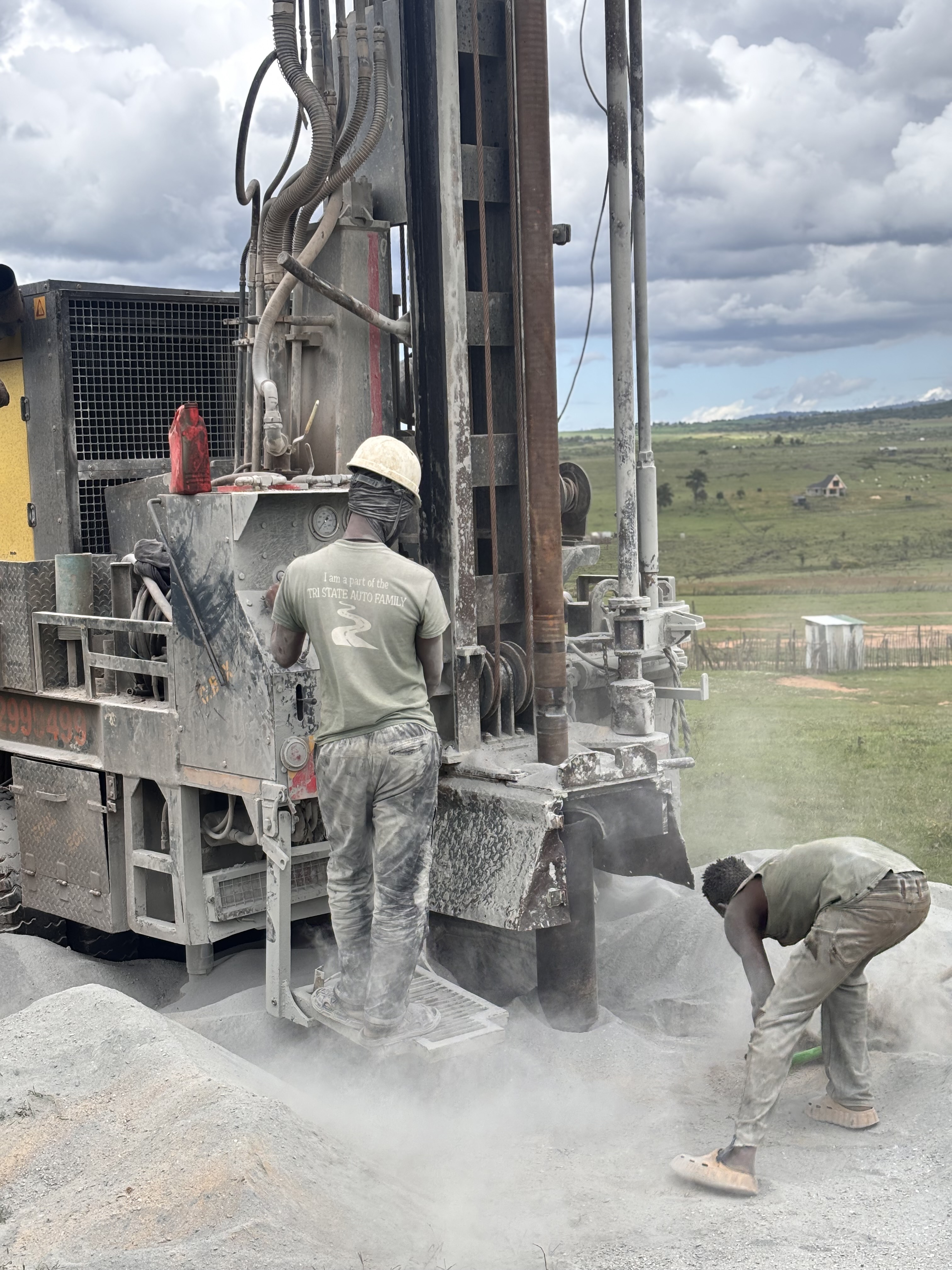 Chumvi Laikipia drilling site overview