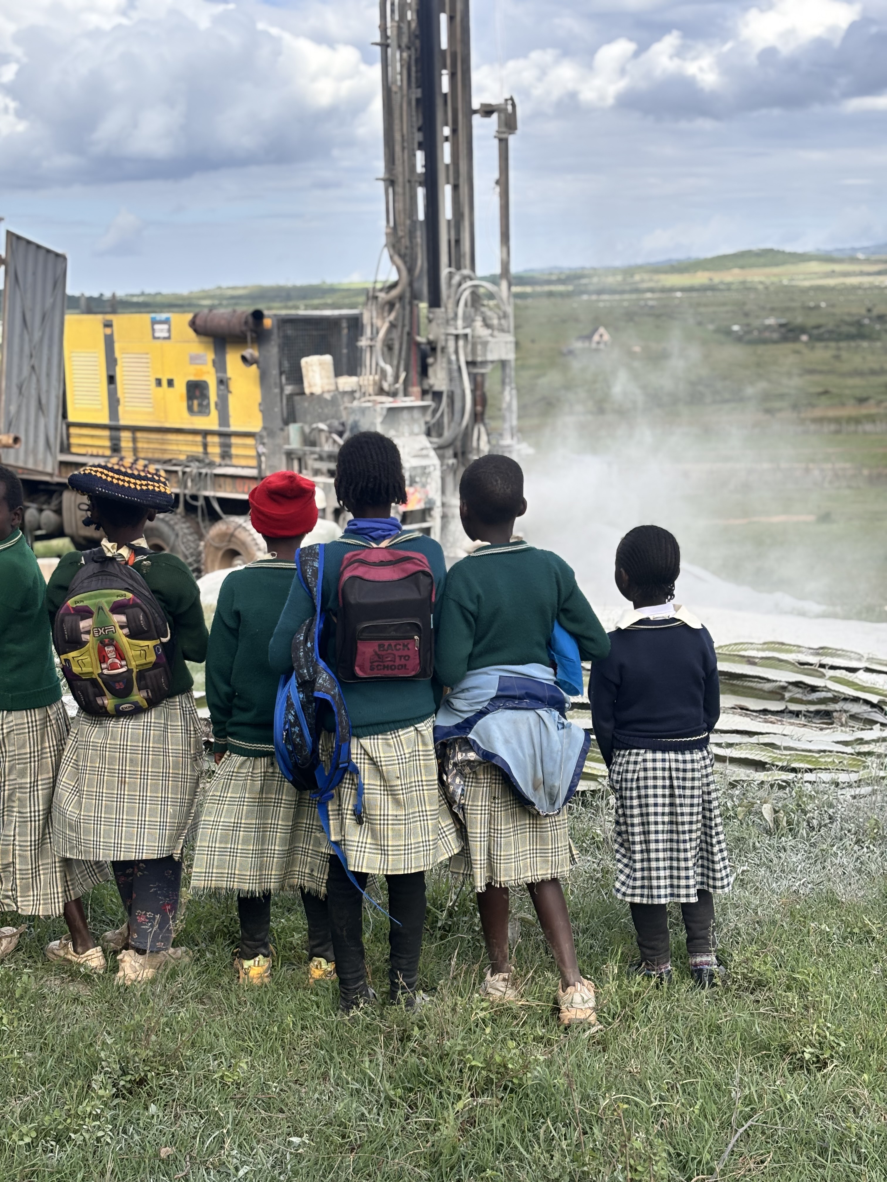 Borehole drilling operations Chumvi Laikipia