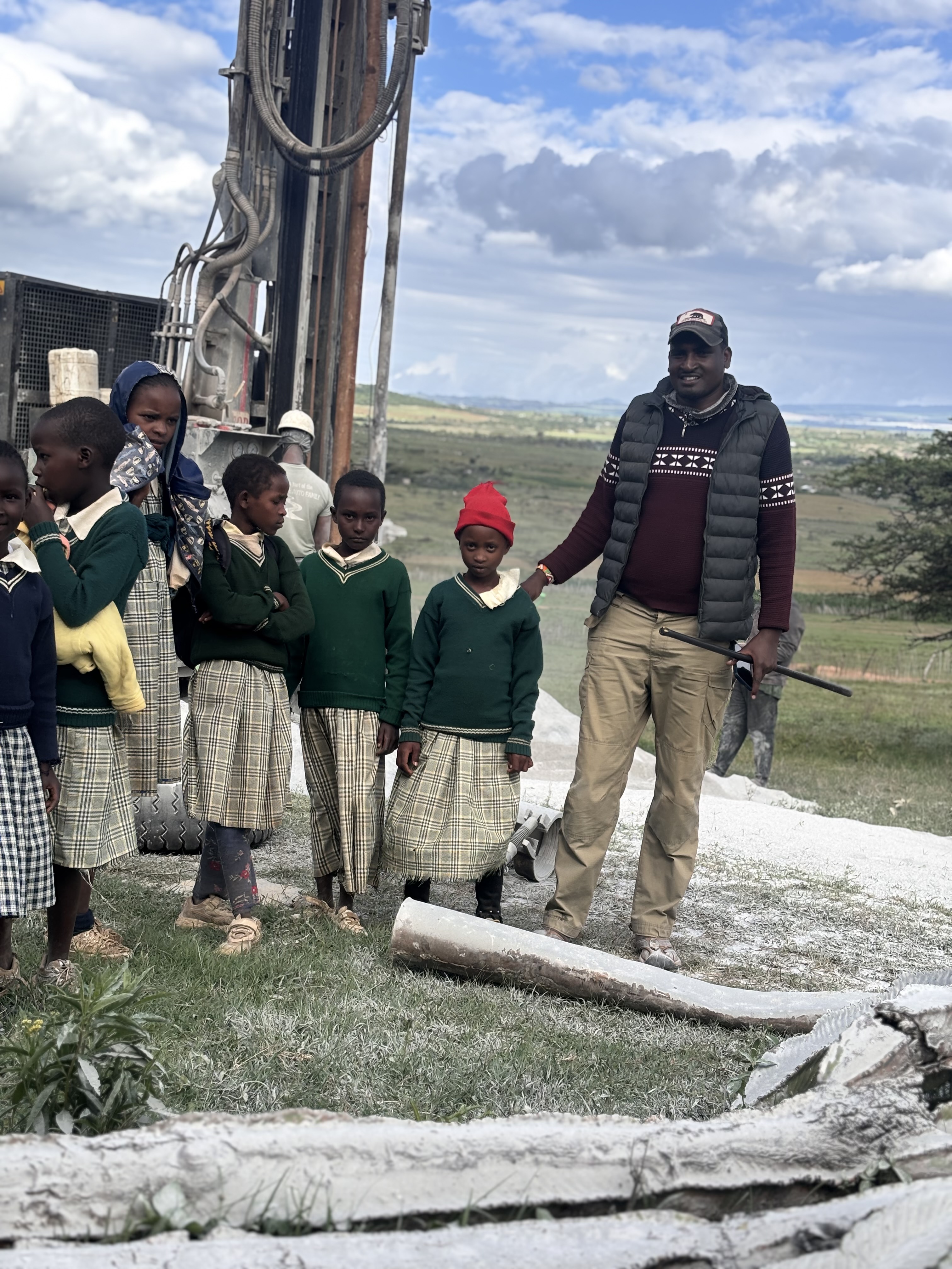 Community borehole development Chumvi