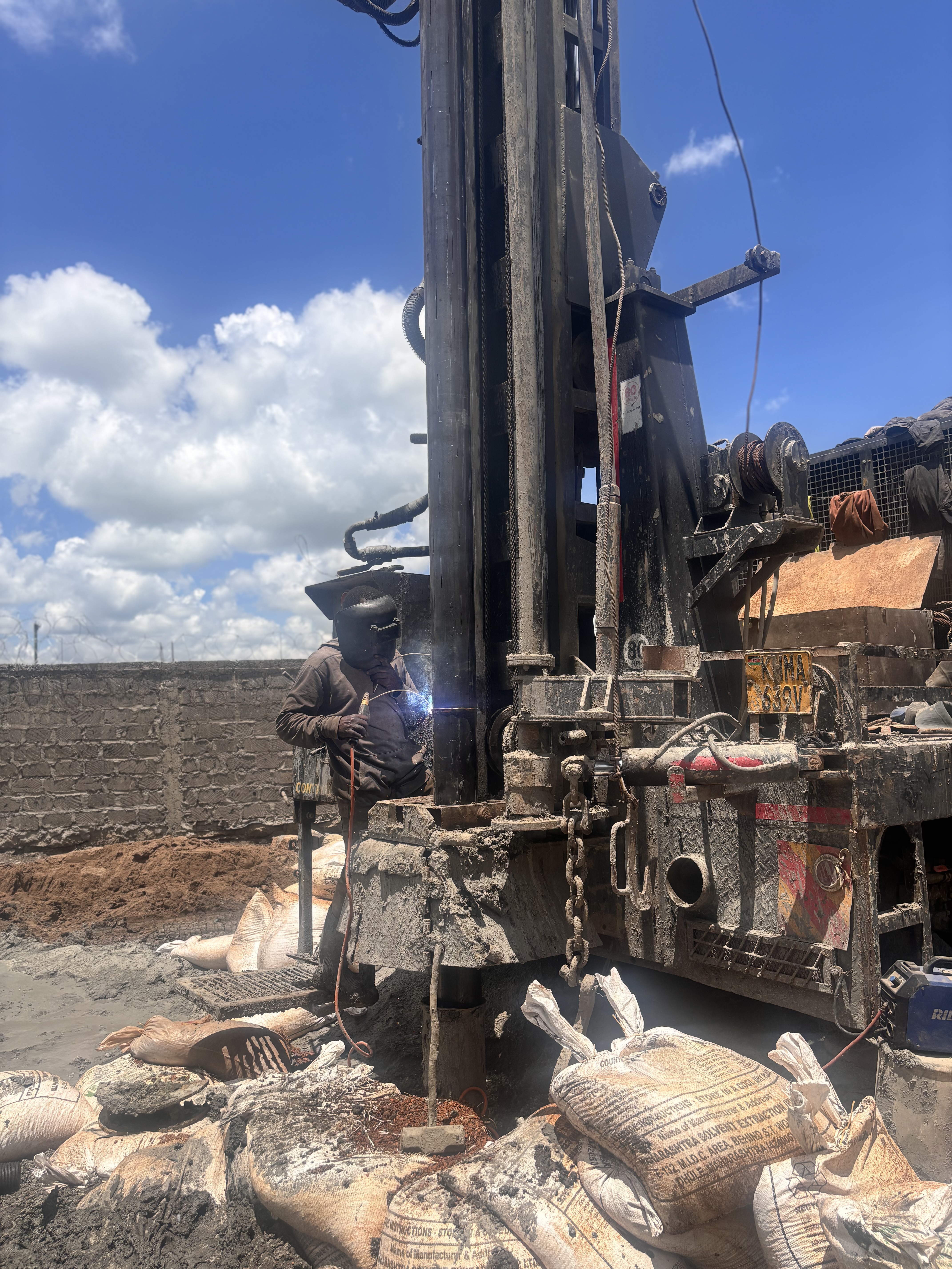Kantafu borehole site for livestock and future farming, Machakos County
