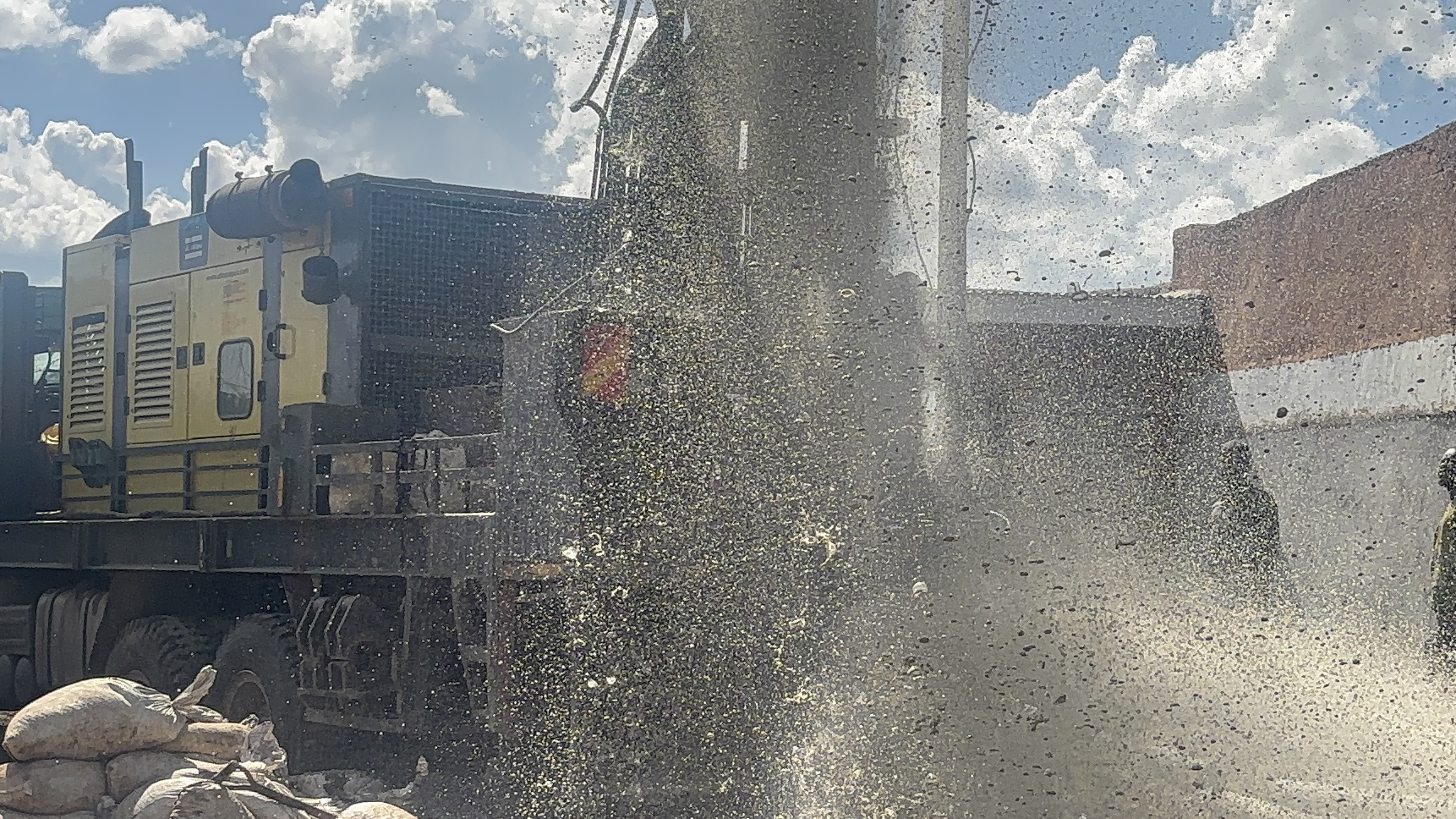 DC pump equipping Kantafu livestock borehole