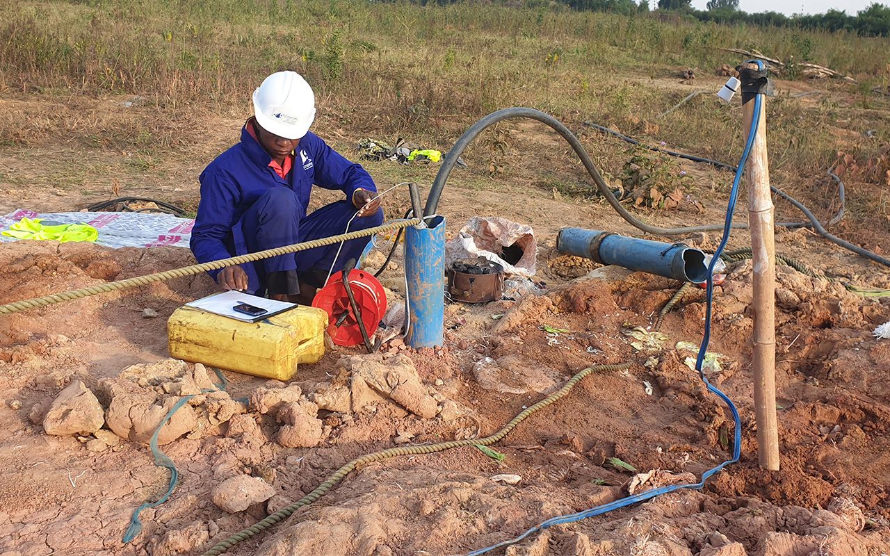 Test Pumping Process